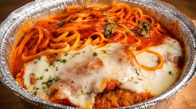 Chicken Parmigiana.